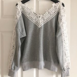 Lace Sweater (Worn 1 time)